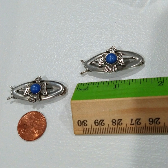 Navajo Thunderbird Barrettes - Picture 3 of 7